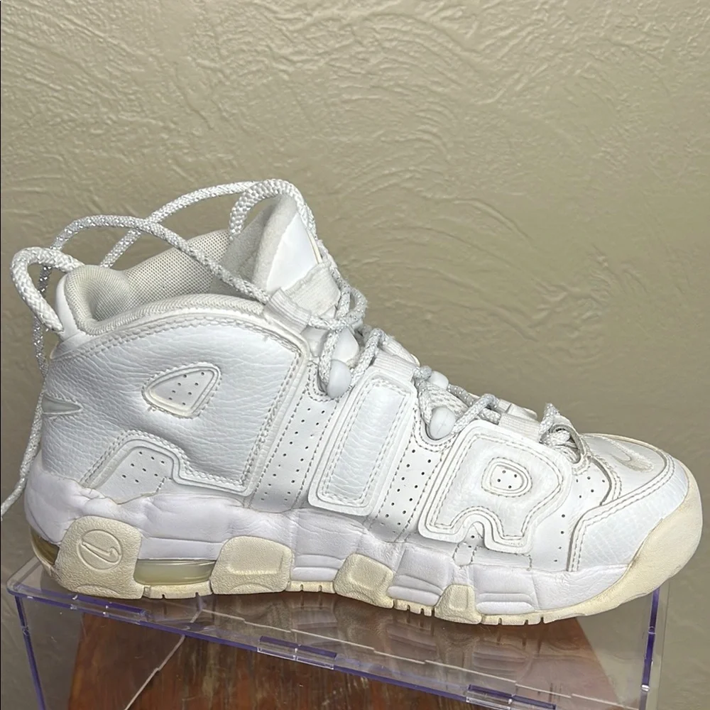 Nike Air More Uptempo 'Phantom Sand Drift' 415082-102 Sz: 6Y - Picture 6 of 9